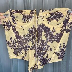 Miaou Brown and Tan Corset